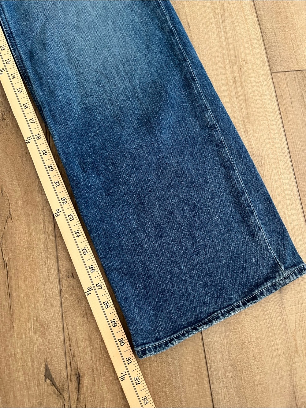 PAIGE Women's Sasha Wide Leg Jeans 28 High Rise Stretch Stefania Distressed 32" - Picture 12 of 14